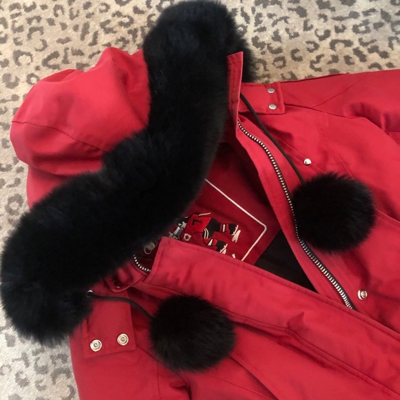 MOOSE KNUCKLE DEEP RED STIRLING PARKA (used twice) - Picture 5 of 8